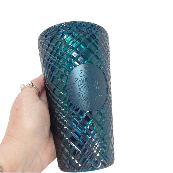 NEW Starbucks Jeweled Emerald‎ Green 16 oz Tumbler - Picture 8 of 10
